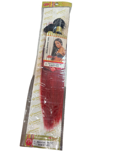GLAMOROUS 100% Human Hair Peruvian Yaky Weave 8